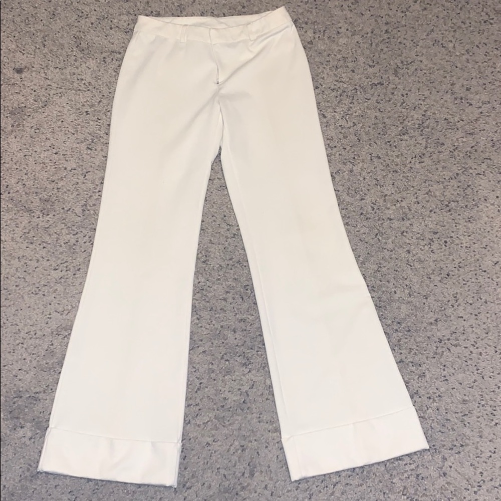 White Express dress pants
